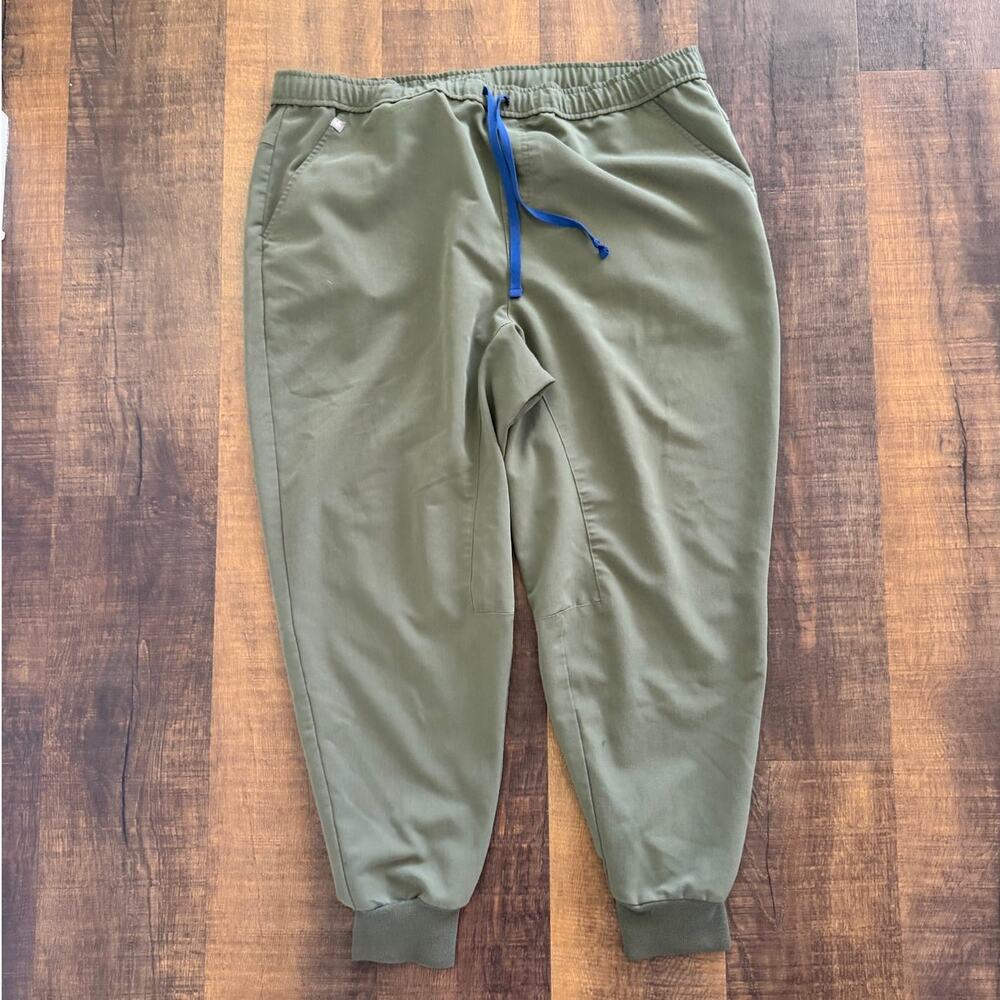 Figs Moss Green Tansen Jogger Scrub Pants Size XXL/S